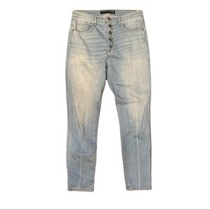 Veronica Beard Womans Debbie High Rise Skinny Jeans